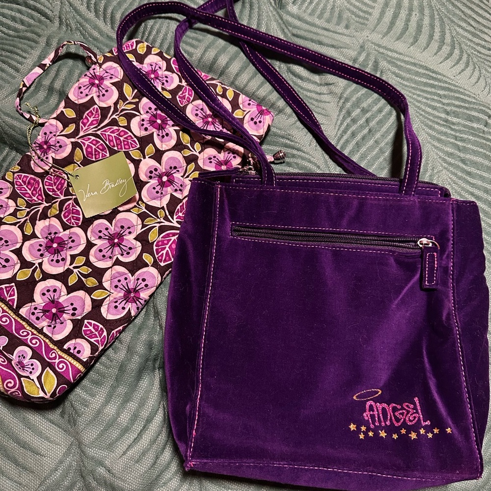 Y2K purse / bags!!  Delia’s-esque unbranded and Vera Bradley wine tote with tag!